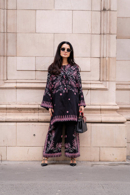 Printed Unstitched Co-Ord Set - 600