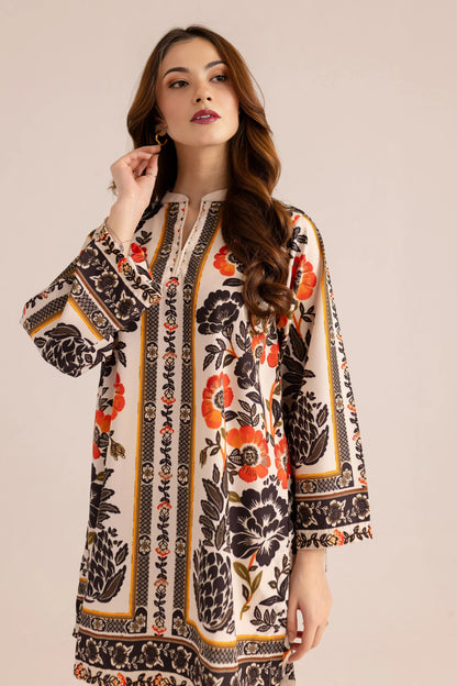 Printed Unstitched Co-Ord Set - 118