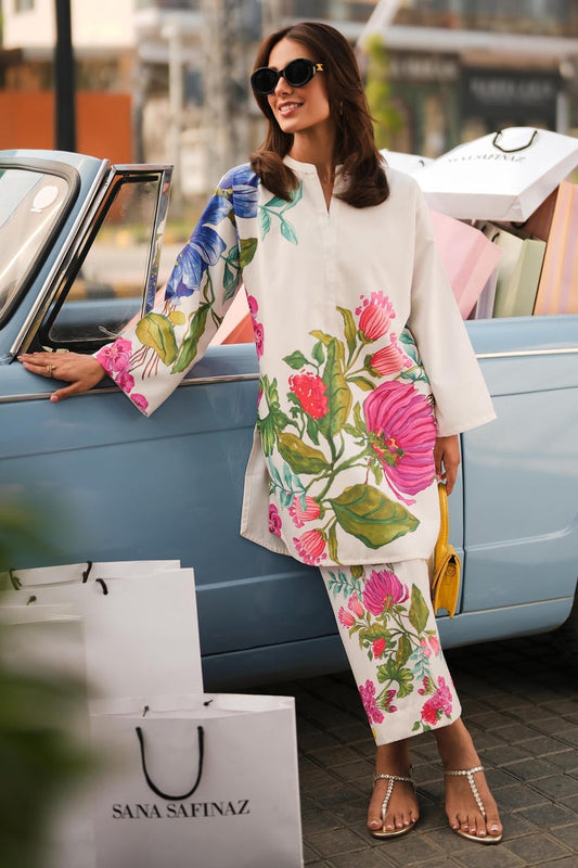 Printed Unstitched Co-Ord Set - 505